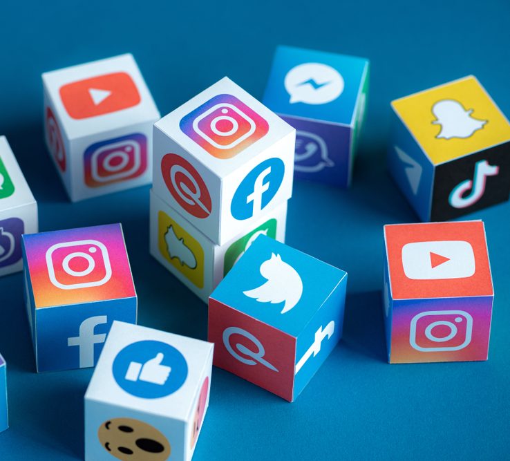 Social Media cubes